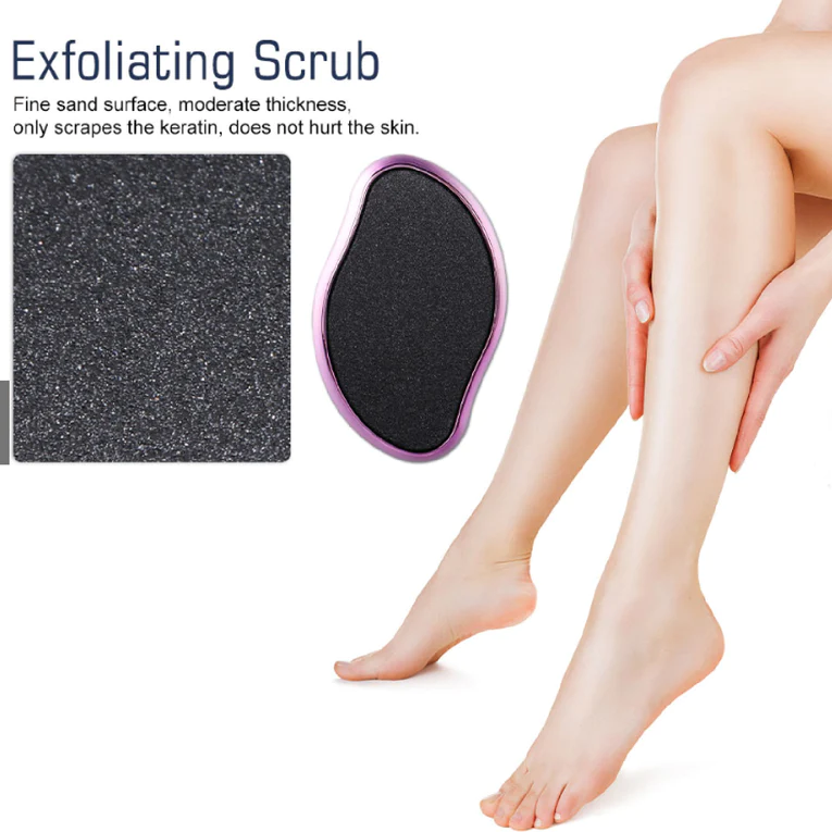 Foot Scrub Stone Innovative Hygienic Plastic Nano Glass Foot Grinder for  Women 