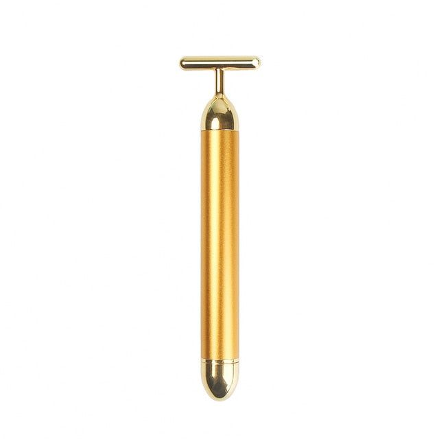 24K Gold platted Vibrating Face Massager