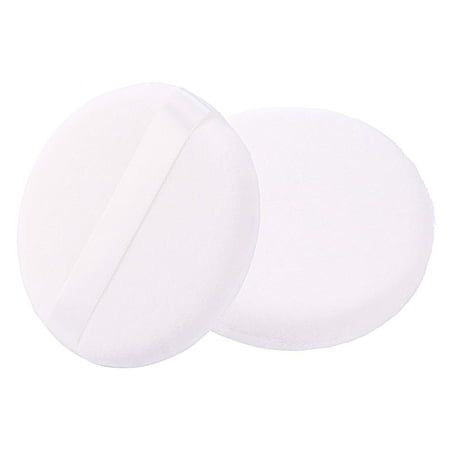 Round Powder Puff White Pack of 3