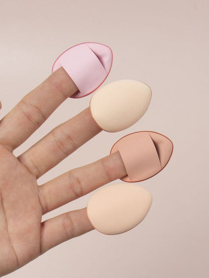 Finger face make-up puffs Set of 4