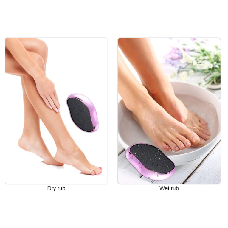 Foot Scrub Stone Innovative Hygienic Plastic Nano Glass Foot Grinder for  Women 