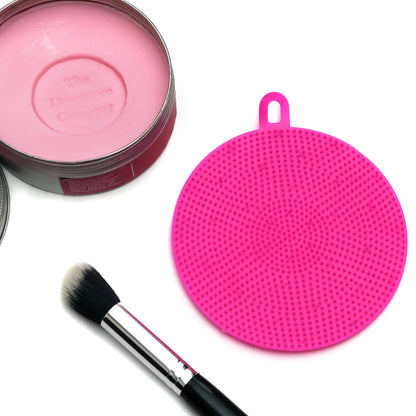 Exclusive Combo - Solid Brush Cleanser (Lavender) + Silicon Brush Cleansing Pad